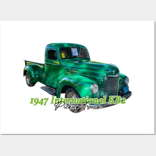 1947 International KB2 Pickup Truck Posters and Art